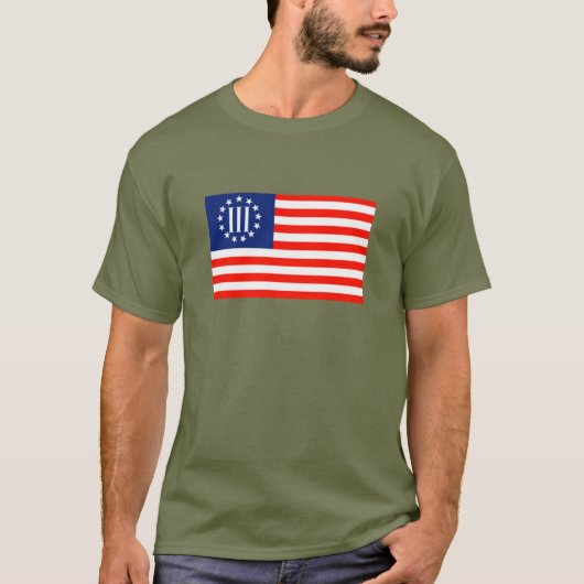 III vlag T-shirt (Voorkant)