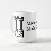 III Wapens logo 15oz mok (Voorkant links)