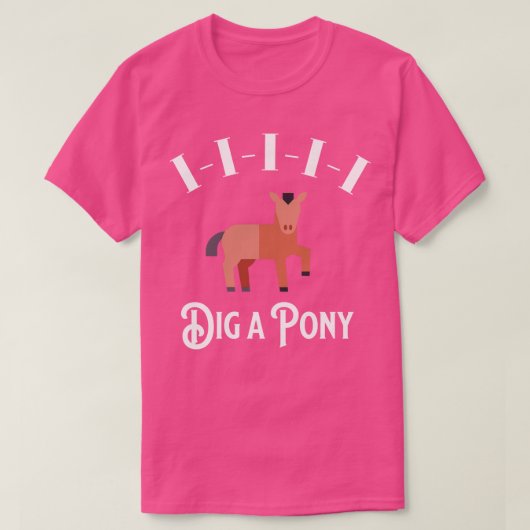 IIIII Graaf een Pony TShirt 1 (Design voorkant)