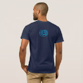 IIIRD Classic Ovaal (lichtblauw Logo) T-shirt (Achterkant volledig)