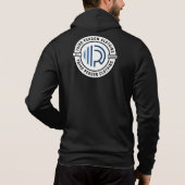 IIIRD Klassieke Cirkel met rand & Witte Achtergron Hoodie (Achterkant)