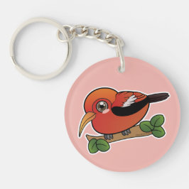 Iiwi Hawaii bosvogel Sleutelhanger