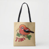 Iiwi Hawaii bosvogel Tote Bag (Voorkant)