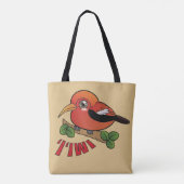 Iiwi Hawaii bosvogel Tote Bag (Achterkant)