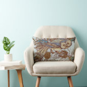 IJblauw weefsel van bovendeleenden Kussen (Stoel)