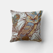 IJblauw weefsel van  bovendeleenden Kussen (Achterkant)