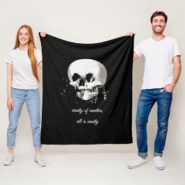 IJdelheid der IJdelheden Alles is IJdelheid Predik Fleece Deken