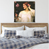 IJdelheid door John William Waterhouse Canvas Afdruk (Insitu (Slaapkamer))