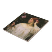 IJdelheid door John William Waterhouse Tegeltje (Zijkant)