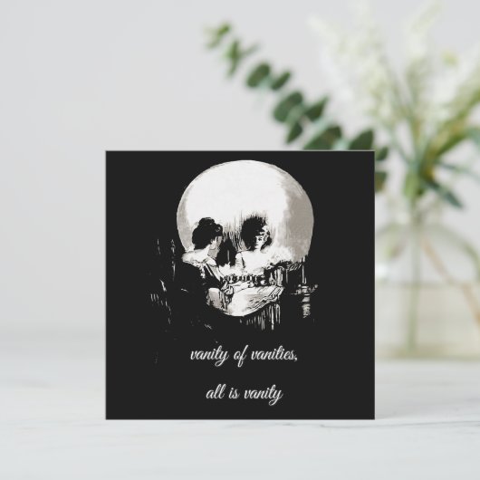 IJdelheid van ijdelheden Alles is ijdelheid Predik Kaart (Staand voorkant)