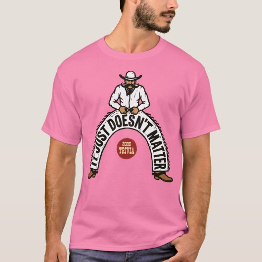 IJDM - Wit Shirt Cowboy, hij wordt nooit vies (Voorkant)