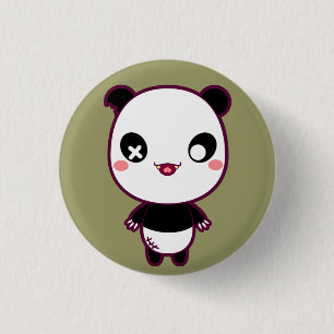Ijimekko de Bully Panda Ronde Button 3,2 Cm