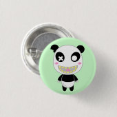 Ijimekko de Panda Ronde Button 3,2 Cm (Voorkant /achterkant)