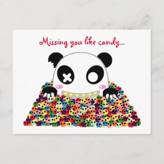 Ijimekko Panda "Je missen" Briefkaart