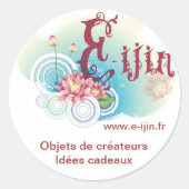 Ijin Ronde Sticker (Voorkant)