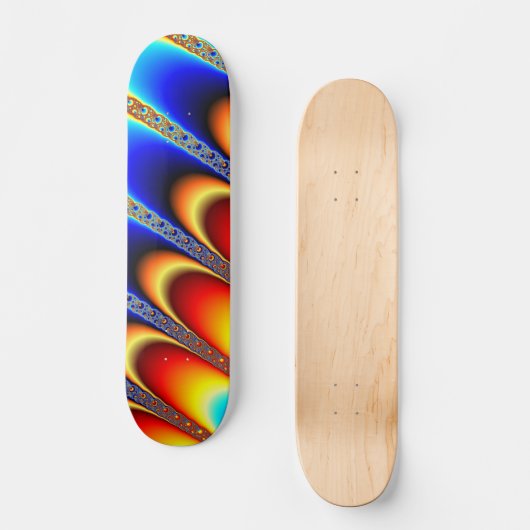 IJking - Fractal Art Persoonlijk Skateboard (Voorkant)