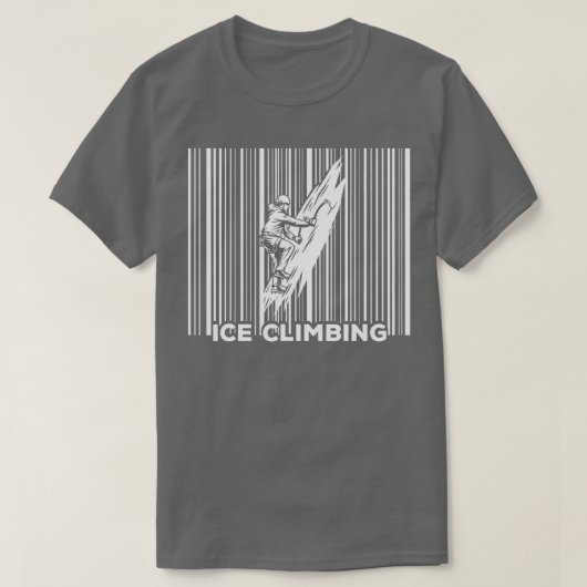IJklimber winterbergbeklimmerIce klim T-shirt (Design voorkant)