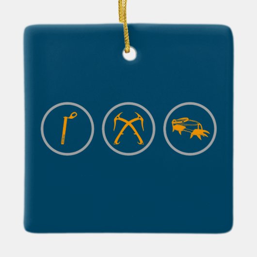 IJkliminrichting Keramisch Ornament (Voorkant)