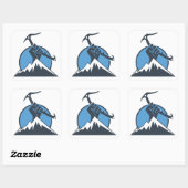 IJklimkracht Vierkante Sticker (Vel)