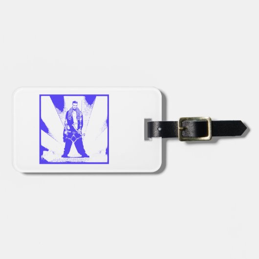 IJklimmende Baby Bagagelabel (Voorkant horizontaal)