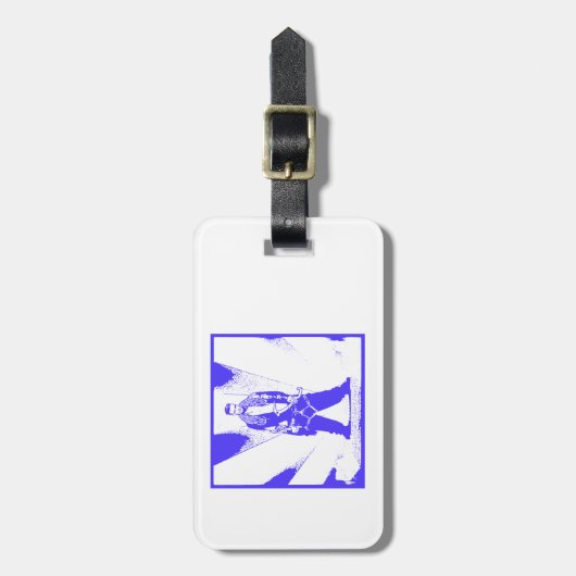 IJklimmende Baby Bagagelabel (Voorkant verticaal)