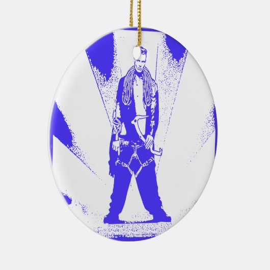 IJklimmende Baby Keramisch Ornament (Rechts)