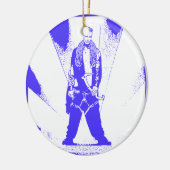 IJklimmende Baby Keramisch Ornament (Links)