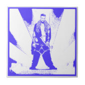 IJklimmende Baby Tegeltje (Voorkant)