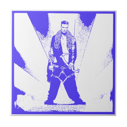 IJklimmende Baby Tegeltje (Voorkant)