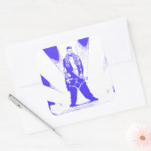 IJklimmende Baby Vierkante Sticker (Envelop)