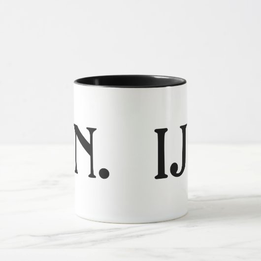 "IJN" in Jezus' naam Christelijke Mok (Midden)