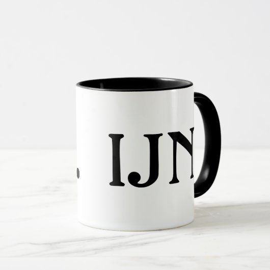 "IJN" in Jezus' naam Christelijke Mok (Voorkant rechts)