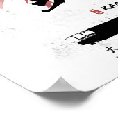 IJN Kaga Carrier Calligrafie Poster (Hoek)