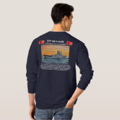 IJN slagschip Musashi Long Sleeve T-shirt (Achterkant volledig)