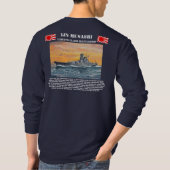 IJN slagschip Musashi Long Sleeve T-shirt (Achterkant)
