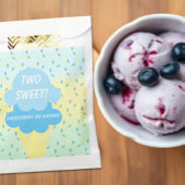 Ijs 2e verjaardag bedankzakje