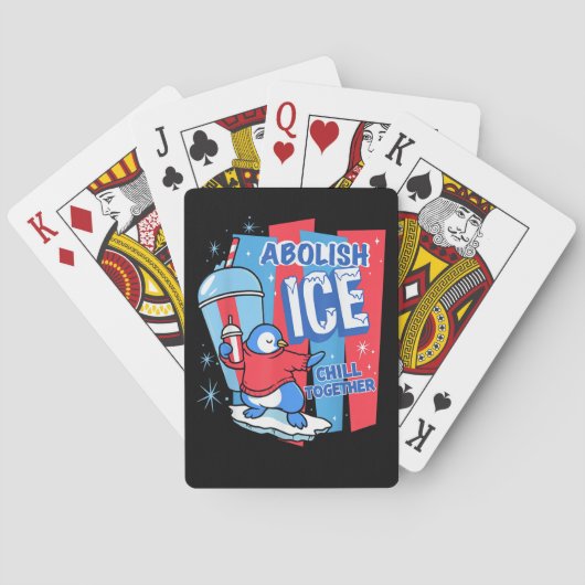 Ijs Afschaffen Pokerkaarten (Achterkant)