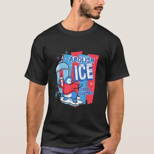 Ijs Afschaffen T-shirt (Voorkant)
