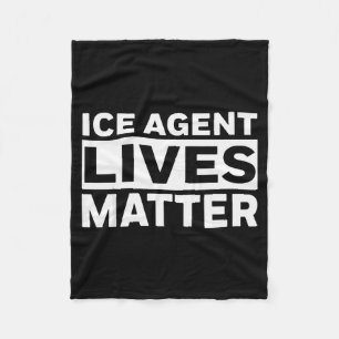 Ijs Agent Leeft  Fleece Deken