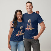 Ijs Alien – Mooie Dessert Kunst T-shirt (Unisex)