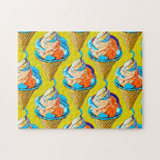 IJs Art 1 Easy Brain Art Puzzels Foto Puzzel (Horizontaal)