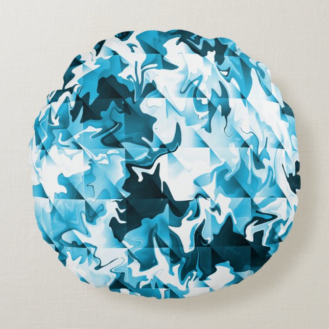 IJs bekrachtigen.... Rond Kussen (Voorkant)