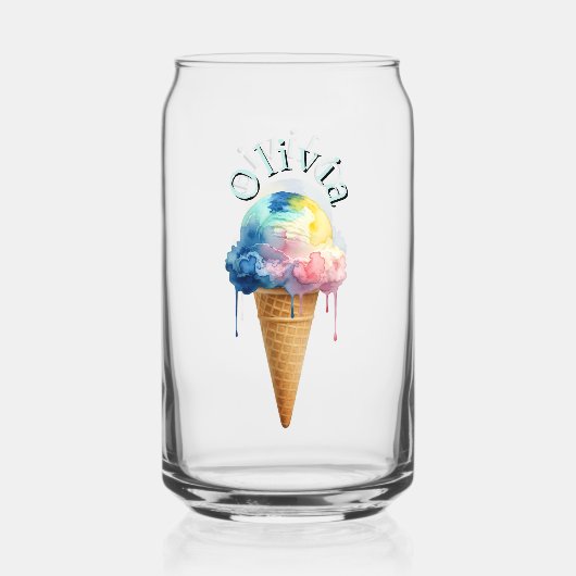Ijs Blikvorm Glas (Voorkant)