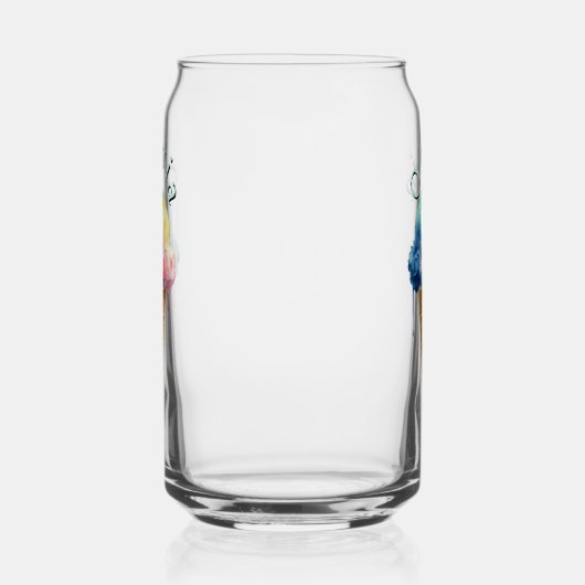Ijs Blikvorm Glas (Rechts)