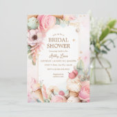 Ijs bloem ijshoorns kaart (Staand voorkant)