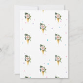 IJs Bloemen Zomer Verjaardag Kaart (Achterkant)