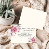 IJs bruids verzoek recept voor de bruid Advieskaart