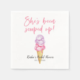 Ijs Bruiloftsfeest Gescoord Servet