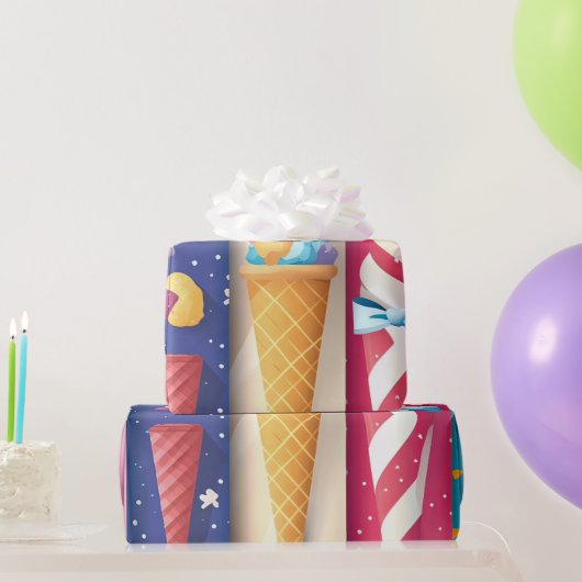 Ijs Cadeaupapier (Feestgeschenken)