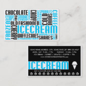 ijs (chit chat) klantenkaartje (Voorkant / Achterkant)